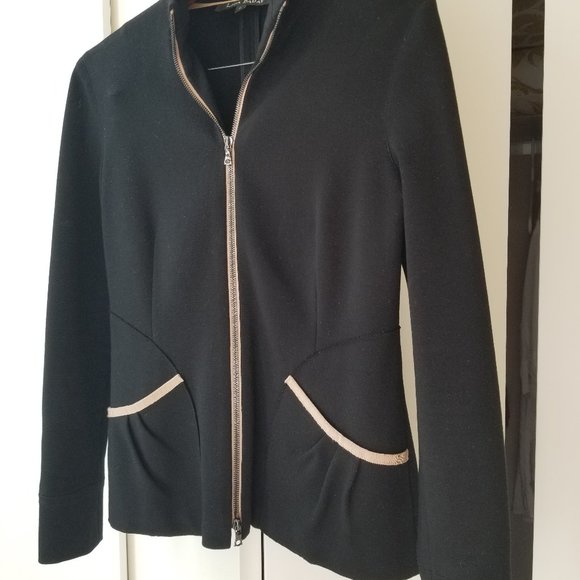 Liday Baday 2-piece Skirt Suit - Black and Beige - Picture 2 of 7